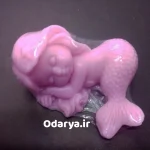صابون های گلیسرینه طرح پری دریایی صورتی