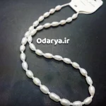 گردنبند رو مانتویی صدفی مرواریدی