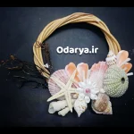 اویز درب اتاق دریایی تزئین شده با صدف