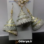 ست گوشواره و گردنبند صدفی