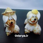 مجسمه سگ های صدفی