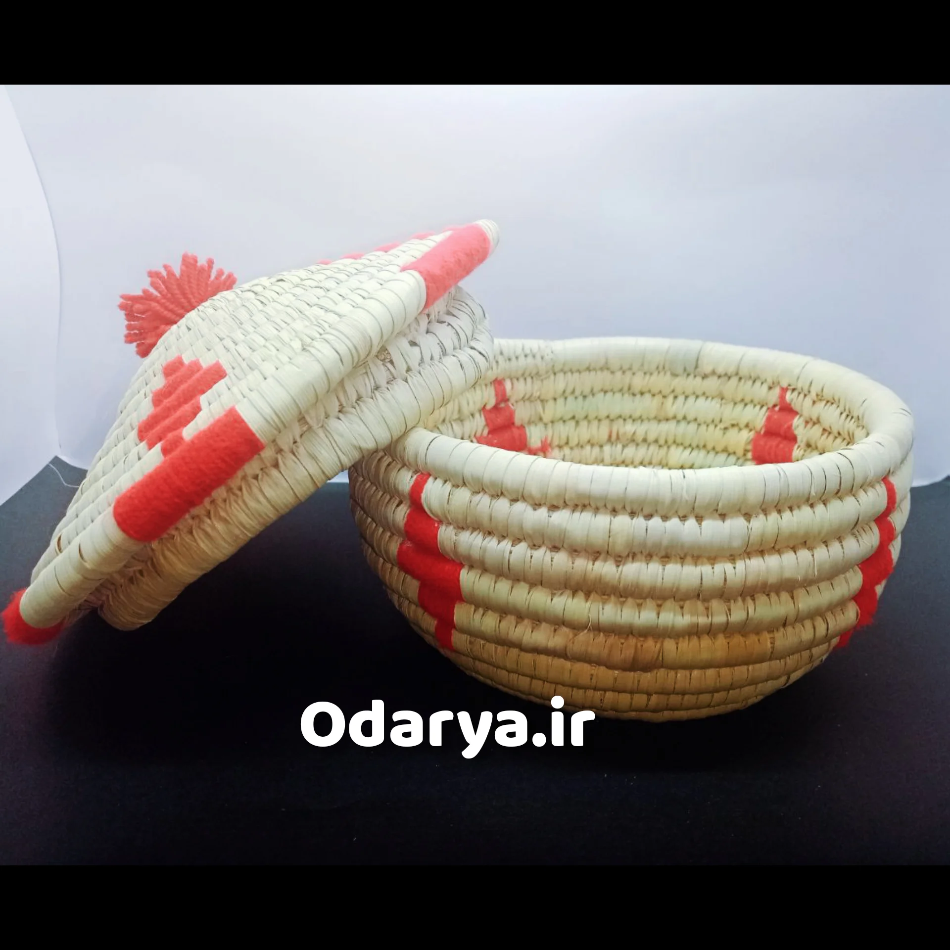 InShot_۲۰۲۱۱۰۱۶_۰۸۵۸۱۶۴۲۲ سبد حصیری ساده و نقش دار - تصویر 1